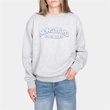 Mads Nørgaard Sonar Sweatshirt Light Grey Melange